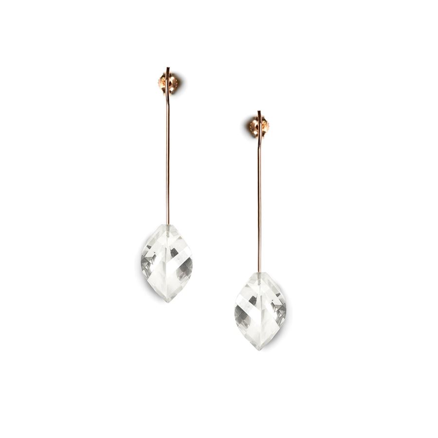 Rose gold 'Amo' earrings AMI | OR7 CDR MNDRLAU9R